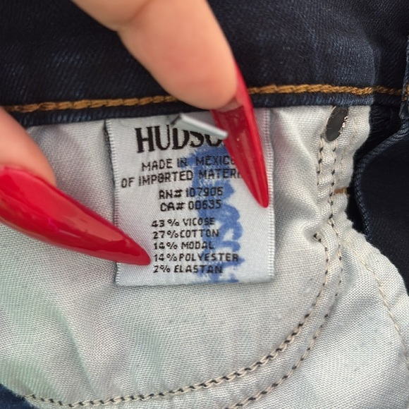 Hudson Distressed Skinny Jeans - Picture 5 of 5